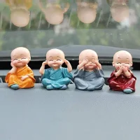 SHOWPIECE BABY BUDDHA 4PC USED FOR HOUSE, OFFICE ETC